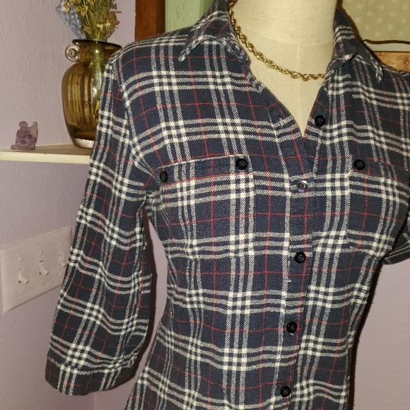 Derek Heart  flannel shirt - Picture 3 of 4